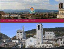 Tablet Screenshot of camperclubgubbio.it